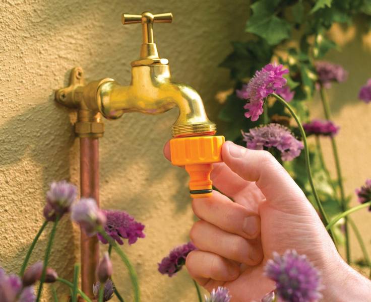 Hozelock 2158 1" BSP utend&oslash;rs kran kopling